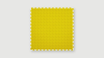 Yellow Coin Interlocking Vinyl Floor Tile