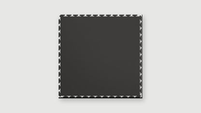 Black Industrial  Interlocking Vinyl Floor Tile