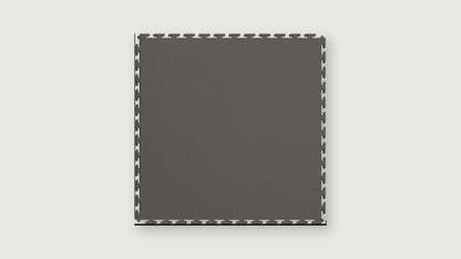Black Commercial Interlocking Vinyl Floor Tile